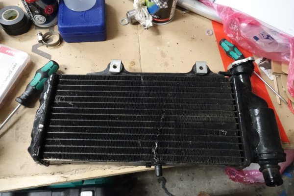 radiator after